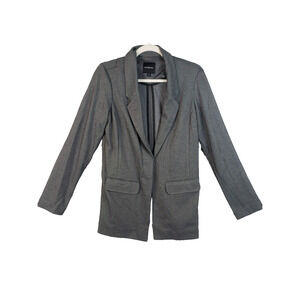 Liverpool Los Angeles Blazer Women's S Gray Herringbone Tailored Workwear